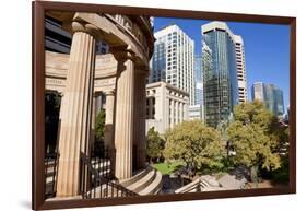 Shrine of Memories and Offices, Anzac Square, Brisbane, Australia-Peter Adams-Framed Photographic Print