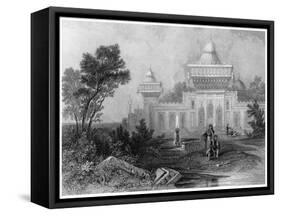 Shrine of Mohummed Kahn, Deeg-Finden-Framed Stretched Canvas