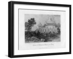 Shrine of Mohummed Kahn, Near Deeg, Rajasthan, India, Mid 19th Century-E Finden-Framed Giclee Print