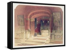 Shrine of the Annunciation, Nazareth, April 20th 1839, Plate 31 from Volume I of 'The Holy Land'-David Roberts-Framed Stretched Canvas