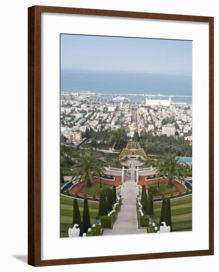 Shrine of the Bab, Bahai Gardens, Haifa, Israel, Middl Eeast-Michael DeFreitas-Framed Photographic Print