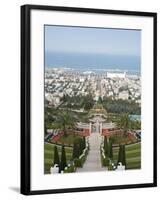 Shrine of the Bab, Bahai Gardens, Haifa, Israel, Middl Eeast-Michael DeFreitas-Framed Photographic Print