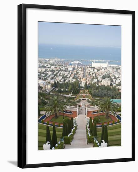 Shrine of the Bab, Bahai Gardens, Haifa, Israel, Middl Eeast-Michael DeFreitas-Framed Photographic Print