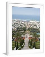 Shrine of the Bab, Bahai Gardens, Haifa, Israel, Middl Eeast-Michael DeFreitas-Framed Photographic Print