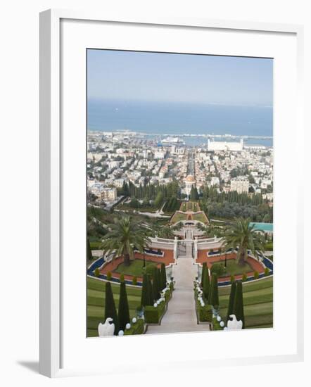 Shrine of the Bab, Bahai Gardens, Haifa, Israel, Middl Eeast-Michael DeFreitas-Framed Photographic Print