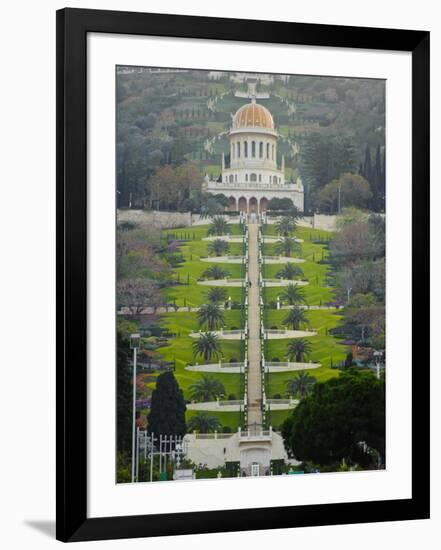 Shrine of the Bab, Bahai Gardens, Haifa, Israel, Middl Eeast-Michael DeFreitas-Framed Premium Photographic Print