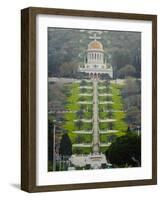 Shrine of the Bab, Bahai Gardens, Haifa, Israel, Middl Eeast-Michael DeFreitas-Framed Photographic Print