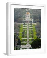 Shrine of the Bab, Bahai Gardens, Haifa, Israel, Middl Eeast-Michael DeFreitas-Framed Photographic Print