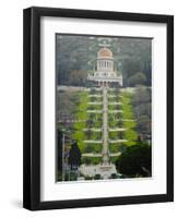 Shrine of the Bab, Bahai Gardens, Haifa, Israel, Middl Eeast-Michael DeFreitas-Framed Premium Photographic Print