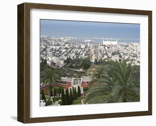 Shrine of the Bab, Bahai Gardens, Haifa, Israel, Middle East-Michael DeFreitas-Framed Photographic Print