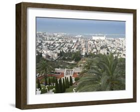Shrine of the Bab, Bahai Gardens, Haifa, Israel, Middle East-Michael DeFreitas-Framed Photographic Print