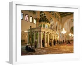 Shrine of the Head of John the Baptist Inside Umayyad Mosque Dating from 705 AD, Damascus, Syria-Ken Gillham-Framed Photographic Print