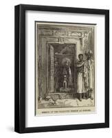 Shrine of the Parbutty Temple at Poonah-null-Framed Giclee Print