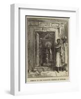 Shrine of the Parbutty Temple at Poonah-null-Framed Giclee Print