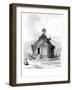 Shrine on Mountain Dieng or Prahu in Central Java, from 'History of Java', Volume 2, Published 1817-null-Framed Giclee Print