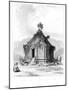 Shrine on Mountain Dieng or Prahu in Central Java, from 'History of Java', Volume 2, Published 1817-null-Mounted Giclee Print