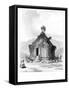 Shrine on Mountain Dieng or Prahu in Central Java, from 'History of Java', Volume 2, Published 1817-null-Framed Stretched Canvas