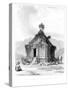 Shrine on Mountain Dieng or Prahu in Central Java, from 'History of Java', Volume 2, Published 1817-null-Stretched Canvas