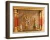 Shrine with Hindu Deity, a Dancing Shiva, at Sri Maha Mariamman Temple, Kuala Lumpur, Malaysia-Richard Nebesky-Framed Photographic Print