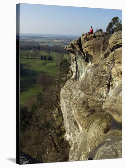 Shropshire, Hawkstone Park with a Series of Sandstone Cliffs, Grottoes, and Caves, England-John Warburton-lee-Stretched Canvas