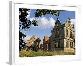 Shropshire, the Ruins of Moreton Corbett Castle, a Medieval Castle, England-John Warburton-lee-Framed Photographic Print