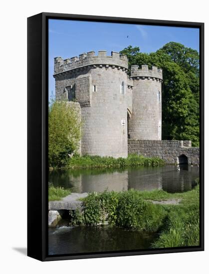 Shropshire, Whittington, Whittington Castle, England-John Warburton-lee-Framed Stretched Canvas