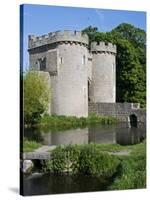 Shropshire, Whittington, Whittington Castle, England-John Warburton-lee-Stretched Canvas