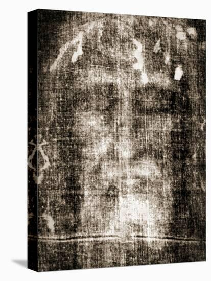 Shroud of Turin Face Detail-null-Stretched Canvas