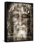 Shroud of Turin Face Detail-null-Framed Stretched Canvas