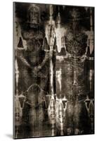 Shroud of Turin Full Image-null-Mounted Poster