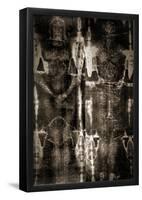 Shroud of Turin Full Image-null-Framed Poster