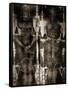 Shroud of Turin Full Image-null-Framed Stretched Canvas