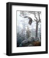 Shrouded Forest-Daniel Smith-Framed Art Print