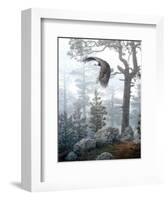 Shrouded Forest-Daniel Smith-Framed Art Print