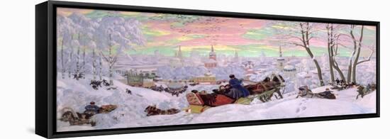 Shrove-Tide, 1916-Boris Kustodiyev-Framed Stretched Canvas