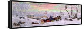 Shrove-Tide, 1916-Boris Kustodiyev-Framed Stretched Canvas