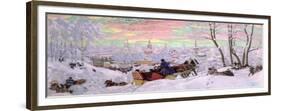 Shrove-Tide, 1916-Boris Kustodiyev-Framed Giclee Print