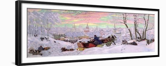 Shrove-Tide, 1916-Boris Kustodiyev-Framed Giclee Print