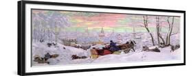 Shrove-Tide, 1916-Boris Kustodiyev-Framed Giclee Print