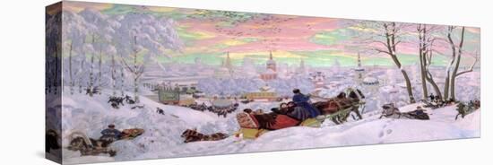 Shrove-Tide, 1916-Boris Kustodiyev-Stretched Canvas