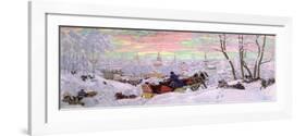 Shrove-Tide, 1916-Boris Kustodiyev-Framed Giclee Print