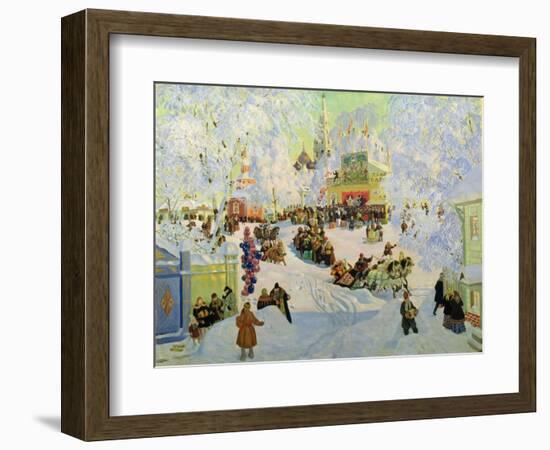 Shrove-Tide, 1919-Boris Kustodiyev-Framed Giclee Print