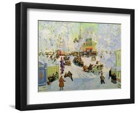 Shrove-Tide, 1919-Boris Kustodiyev-Framed Giclee Print