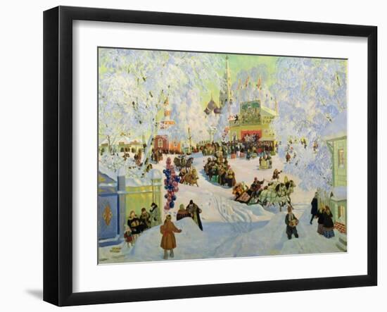 Shrove-Tide, 1919-Boris Kustodiyev-Framed Giclee Print