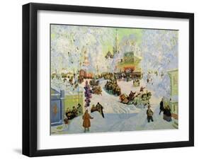 Shrove-Tide, 1919-Boris Kustodiyev-Framed Giclee Print