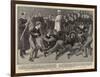 Shrove Tuesday at Westminster School, the Scramble for the Pancake-Gordon Frederick Browne-Framed Giclee Print