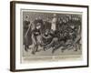 Shrove Tuesday at Westminster School, the Scramble for the Pancake-Gordon Frederick Browne-Framed Giclee Print