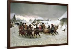 Shrovetide, 1889-Pyotr Grusinsky-Framed Giclee Print