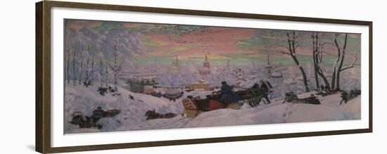 Shrovetide, 1916-Boris Michaylovich Kustodiev-Framed Giclee Print