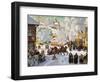 Shrovetide, 1919-Boris Mikhajlovich Kustodiev-Framed Giclee Print